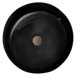 Cipì Nasadni okrugli umivaonik Index Niteshift (Promjer: 42 cm, bez izljeva, Crne boje)