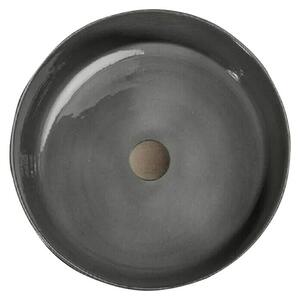 Cipì Nasadni okrugli umivaonik Index Smoke Grey (Promjer: 42 cm, bez izljeva, Sive boje)