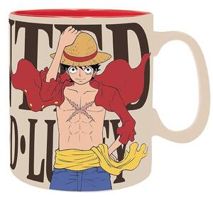 Šalice One Piece - Luffy & Wanted