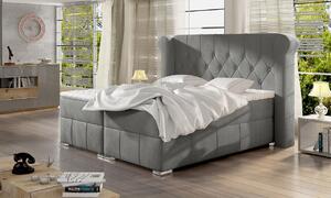 Zondo.hr Bračni krevet 180 cm Piano (siva) (s podnicom i madracem) (s prostorom za odlaganje). 1122840