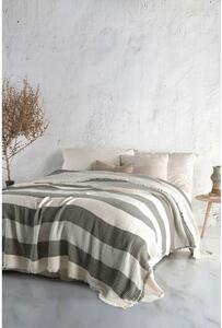 Zeleni pamučni prekrivač za bračni krevet 230x230 cm - Mijolnir
