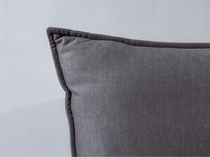 Black Friday - Bračni krevet presvučen tamno sivim samtom s prostorom za pohranu s podnicom 160x200 cm Jade - Bobochic Paris