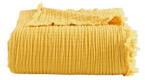 Žuti pamučni prekrivač za bračni krevet 200x250 cm Cuenca - Mijolnir
