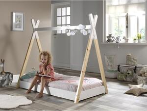 Dječji krevet u bijelo-prirodnoj boji 70x140 cm Tipi - Vipack