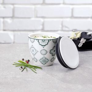 Zeleno-bijela porculanska posuda za hranu Villeroy & Boch Like To Go, ø 7,3 cm