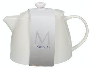 Bijeli porculanski čajnik Mikasa Ridget, 1,4 l