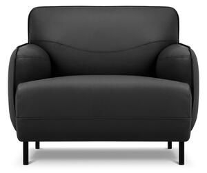 Tamno siva kožna fotelja Windsor & Co Sofas Neso