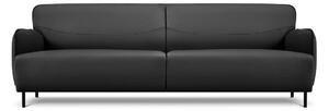 Tamno siva kožna sofa Windsor & Co Sofas Neso, 235 x 90 cm