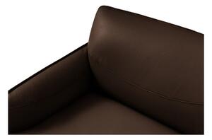 Smeđa kožna garnitura Windsor & Co Sofas Neso, 175 x 90 cm