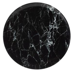 Crno-bijeli porculanski tanjur Villeroy & Boch Marmory, ø 27 cm