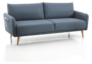 Plavi kauč na razvlačenje Tomasucci Cigo, širine 210 cm