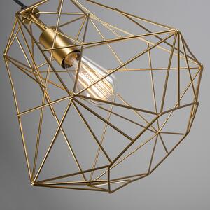 Industrijska viseća svjetiljka zlatna - Framework Basic
