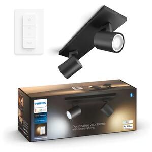 PHILIPS RUNNER HUE REFLEKTOR CRNA 2X4.2W 2200-6500K + DALJINSKI UPRAVLJAČ 8720169320352