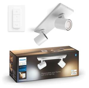 PHILIPS RUNNER HUE REFLEKTOR BIJELI 2X4.2W 2200-6500K + DALJINSKI UPRAVLJAČ 8720169320475