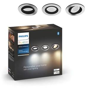 PHILIPS MILLISKIN HUE PODESIVA UGRADBENA SVJETILJKA BIJELA 3X4.2W 2200-6500K 8720169319936