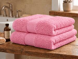 Ručnik EMBORIA 70x140 cm roze, 100% pamuk