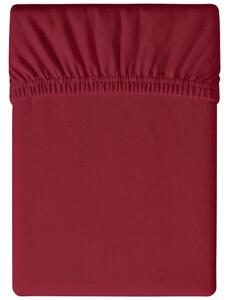 Jersey plahta boje vina 90 x 200 cm