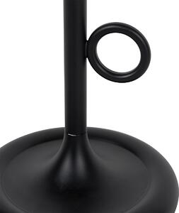 Vanjska stolna svjetiljka crna uklj. LED s punjivim dimerom na dodir - Sjarel