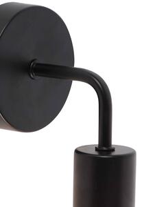 Moderna zidna svjetiljka crna 15,5 cm - Lagana