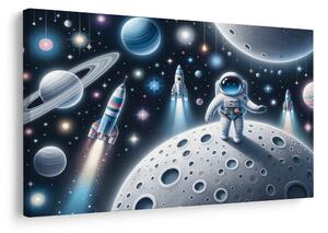 Slika dječji astronaut na Mjesecu