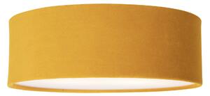 Stropna lampa oker 30 cm sa zlatnom unutrašnjošću - Bubanj