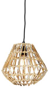 Ruralna viseća svjetiljka bambus s bijelim - Canna Diamond