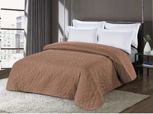 Svijetlo smeđi prekrivač za krevet s uzorkom STONE Dimenzije: 220 x 240 cm