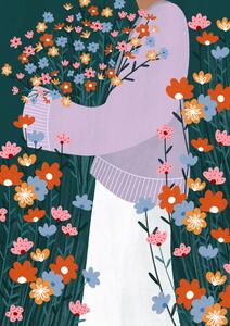 Ilustracija Wildflower Garden, Bea Muller