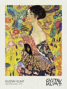 Reprodukcija Dama s ventilatorom, Gustav Klimt