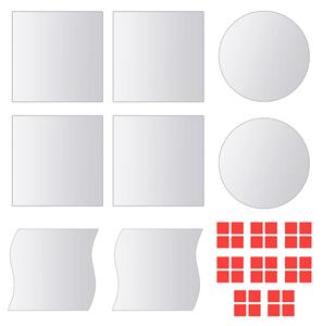 VidaXL Zrcalne pločice 8 komada staklene s više oblika