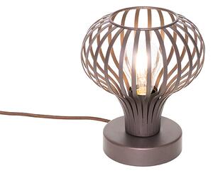 Moderne tafellamp bruin - Frances