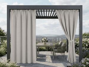 Vrtna zavesa GARDIO vodootporna 150x220 cm, sivo-bež