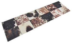 VidaXL Kuhinjski tepih perivi životinjska koža 45 x 150 cm baršunasti