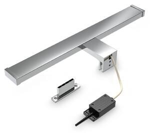 B.K. Licht BKL1230 LED zidna svjetiljka, krom/bijela, širina 40 cm, metal, IP44, Krom, kupaonica, Metal