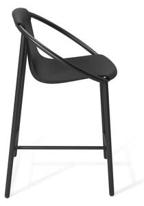Crna plastična barska stolica 90 cm Ringo – Umbra