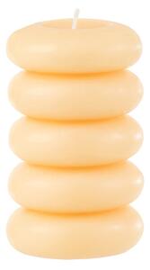Stupčasta svijeća MACARON 11,5 cm svijetlo žuta