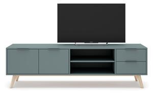 Zeleno-sivi TV stol 180x53 cm Pisco - Marckeric