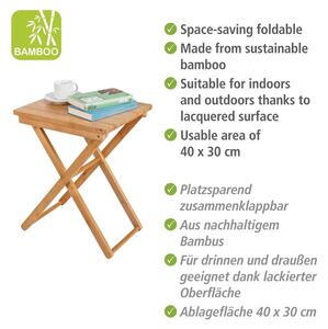 Pomoćni stol od bambusa 31x42 cm Maui - Wenko