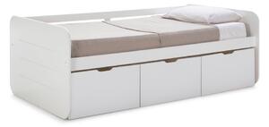 Bijeli dječji krevet s prostorom za pohranu 90x190 cm Abbott – Marckeric