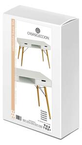Radni stol s bijelom pločom stola 55x120 cm – Casa Selección