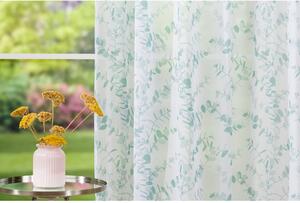 Bijelo-mentol zelena prozirna zavjesa 300x260 cm Luiza – Mendola Fabrics