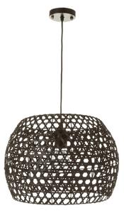 Crna od bambusa stropna svjetiljka s bambusovim sjenilom ø 35 cm – Casa Selección
