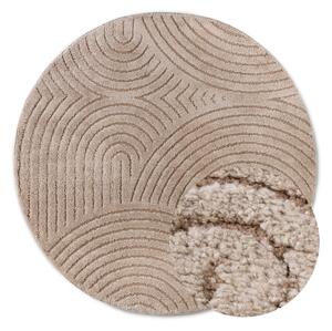 Smeđe-sivi okrugao tepih ø 160 cm Panglao New York Taupe – Elle Decoration