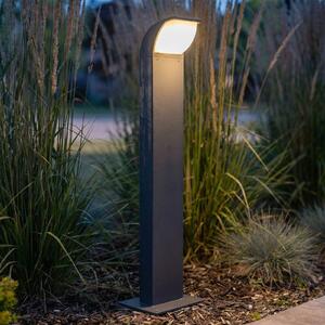 Lucande LED podno svjetlo Tinna, 60 cm, antracit, IP65, Crno, Aluminij