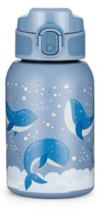 PETITE&MARS Termo bočica sa slamkom 350 ml, Whale Song 12m+