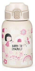PETITE&MARS Termo bočica sa slamkom 350 ml, Twinkling Fairy 12m+