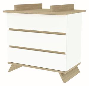 Faktum Sienna komoda + nastavak za previjanje, White