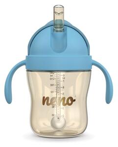 NENO BEBESITO bočica sa slamkom 240 ml, plava