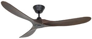 ECO GENUINO stropni ventilator, crna/orah 152 - CasaFan CasaFan, Eco Genuino, Drvo, Dnevna soba, Drvo, Moderan