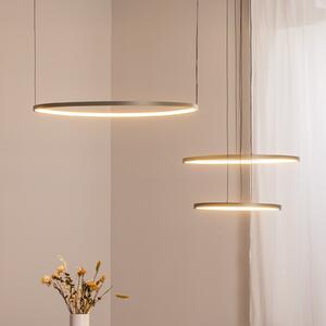 Nowodvorski Lighting CIRCOLO LED viseća svjetiljka, maslinasto zelena, Ø 30/45/60 cm, 3 žarulje, Zelena, Dnevni boravak/blagovaonica, Aluminij